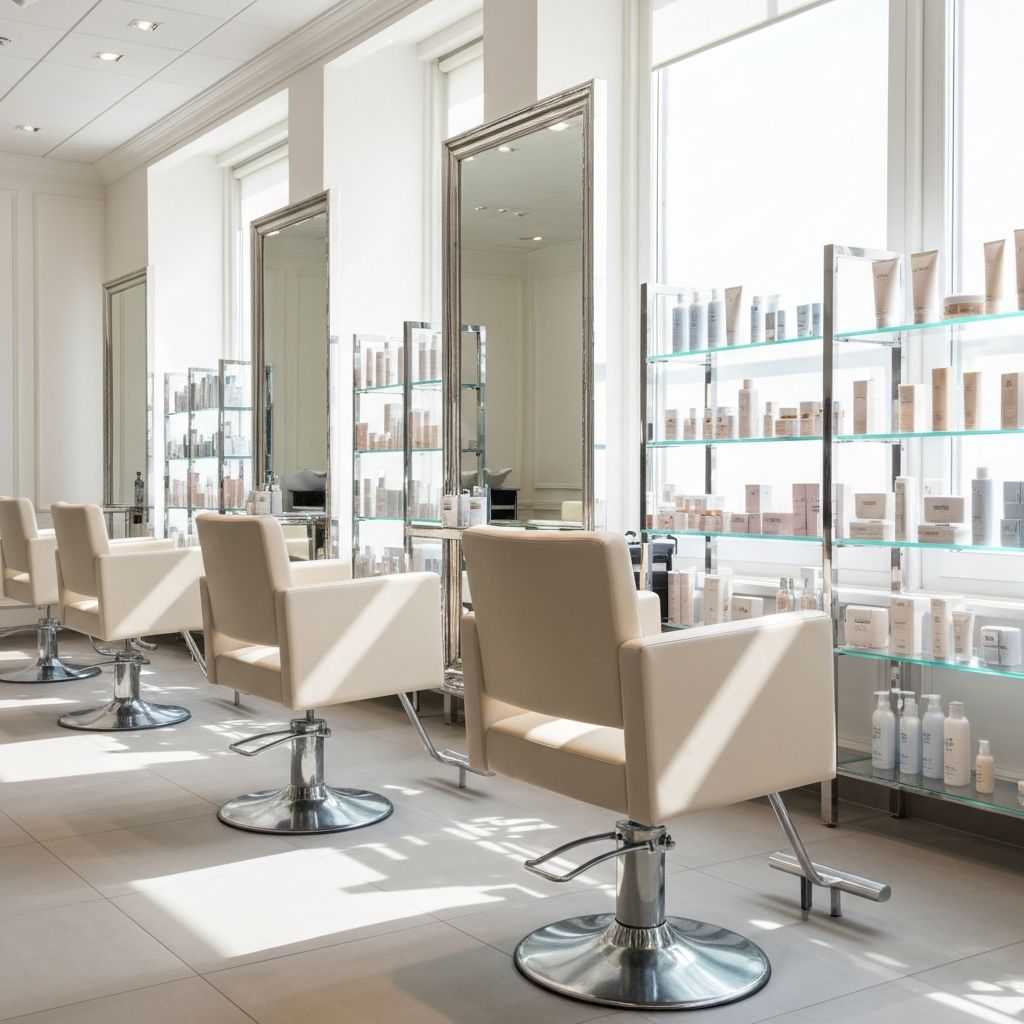 Professional salon interior